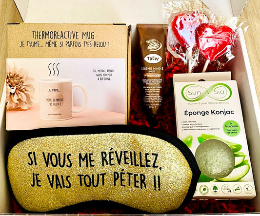 Coffret cadeau spécial "Copine relou"