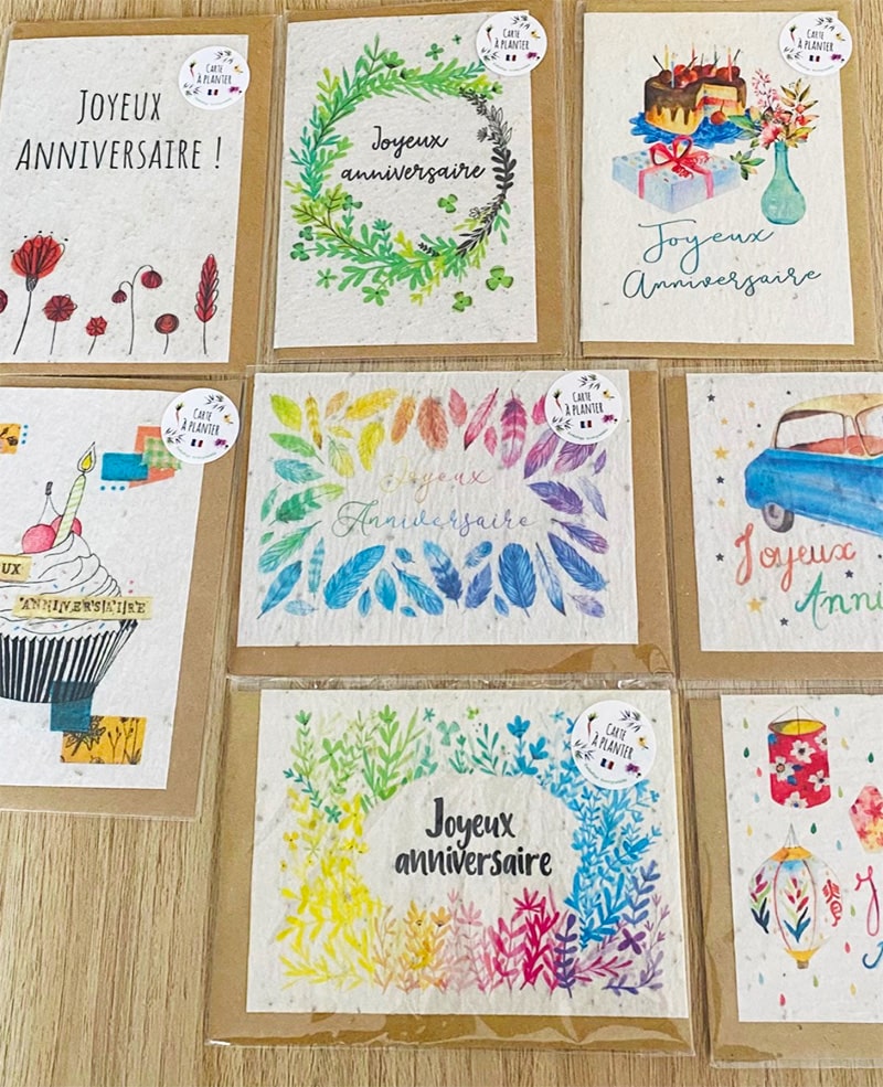 Carte anniversaire Enjoy a Gift