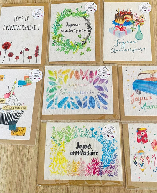 Carte anniversaire Enjoy a Gift