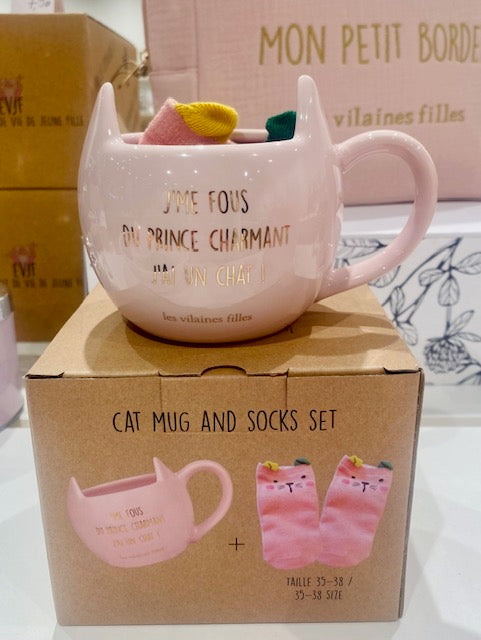Tasse Chat & Chaussettes