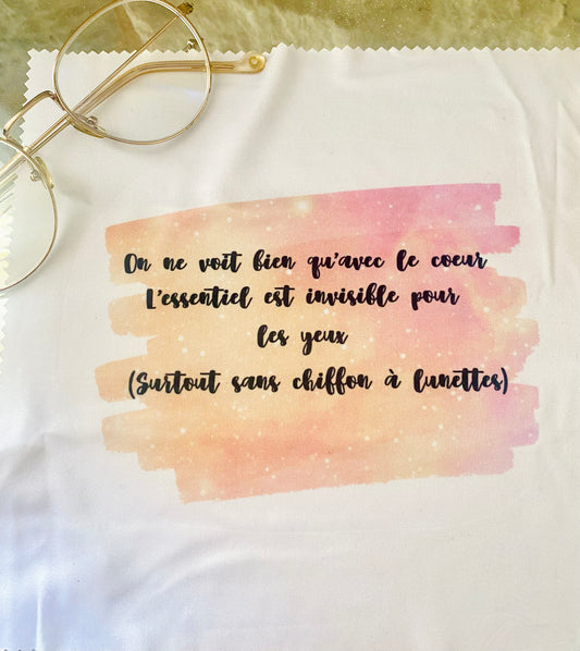 Chiffon à lunettes personnalisé