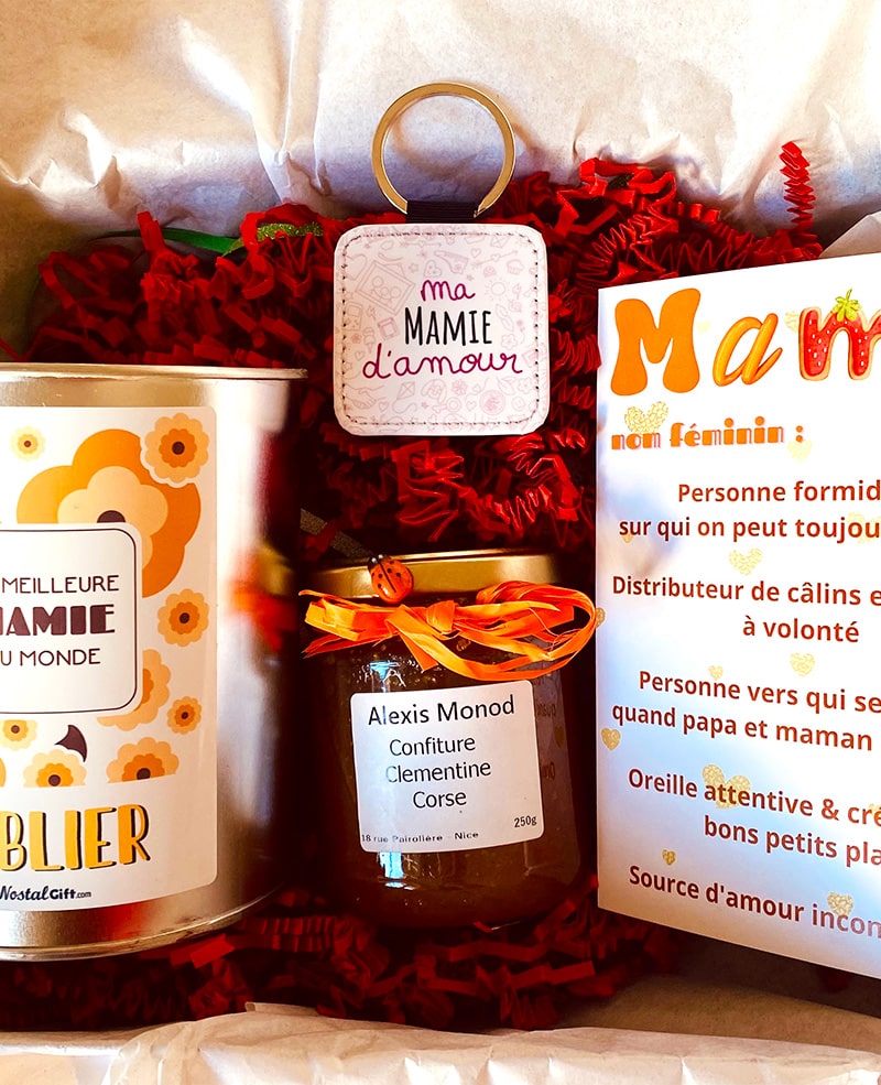 Coffret Mamie Grand-mère Tablier Enjoy a Gift