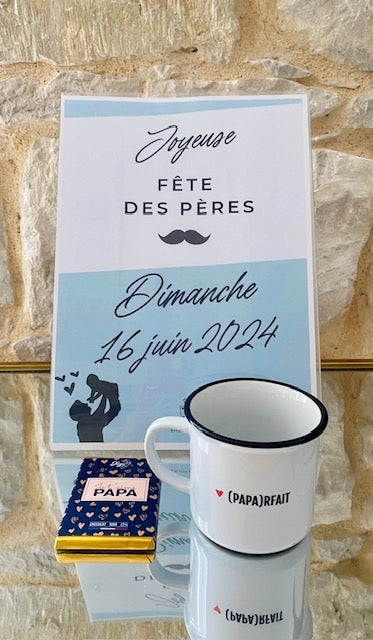 Tasse & chocolat Je t'aime papa