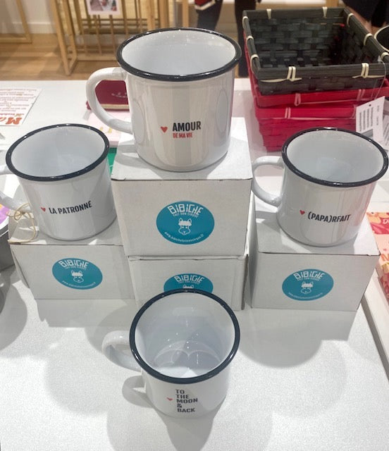 Tasse chic céramique à message