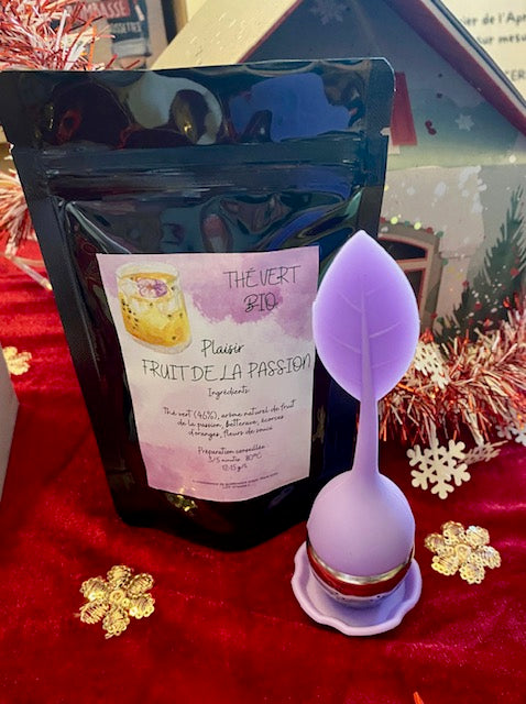 Duo Thé & infuseur "feuille"