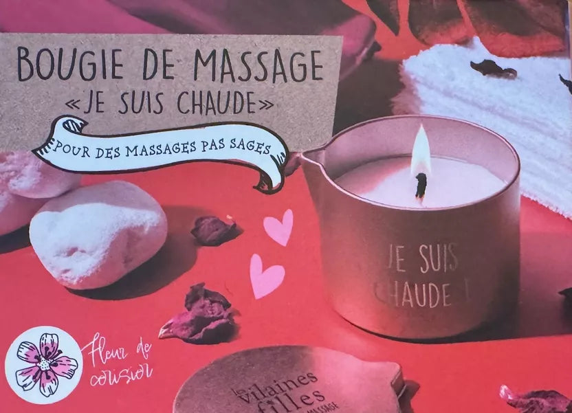 Bougie de massage fleur de cerisier